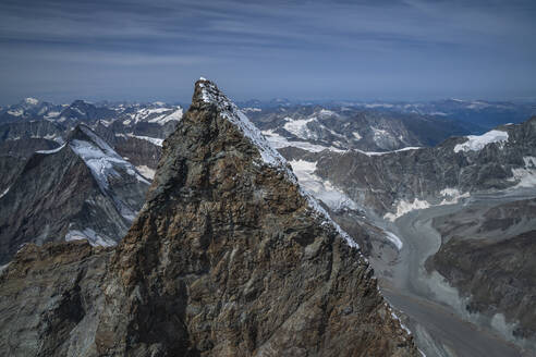 Luftaufnahme der Schweizer Alpen, Zermatt, Schweiz. - AAEF28152