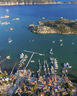 Aerial view of Ucagiz, Kekova, Turkey. - AAEF28216