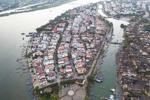 Luftaufnahme von An Hoi, Hoi An, Quang Nam, Vietnam. - AAEF28299