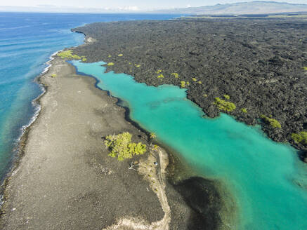 Luftaufnahme der Kiholo Bay, Big Island (Hawaii-Insel), Hawaii. - AAEF28305