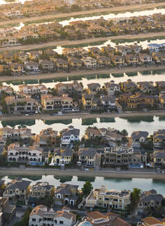 Luftaufnahme der Palme Jumeirah in Dubai, Vereinigte Arabische Emirate. - AAEF28535