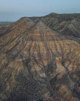 Aerial view of Bardenas Reales, Navarre, Spain. - AAEF28910