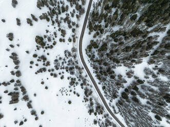 Luftaufnahme des Berges Boldone in den Alpen des Trentino, Italien. - AAEF29195
