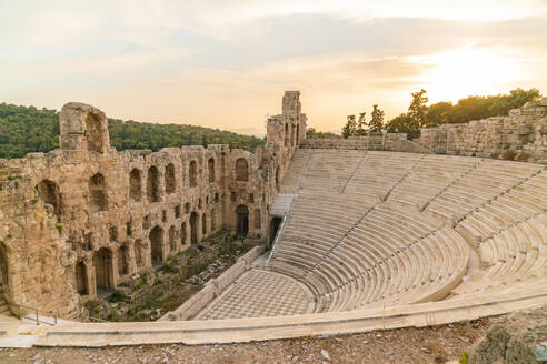 Odeon of Herodes Atticus theater by the acropolis, Athens, Greece - ISF26469