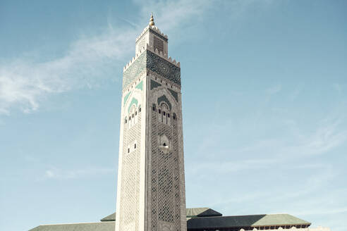 Casablanca Grand Moche Moschee mit blauem Himmel in Marokko - ISF26477
