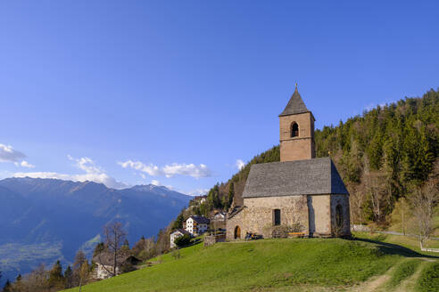chruch St. Kathrein Kirche, Hafling, Meran, Southern Tyrol, Italy - LBF03894